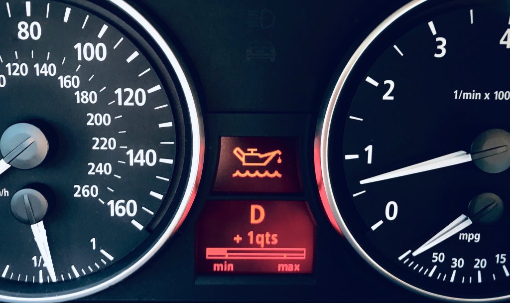 engine oil warning light