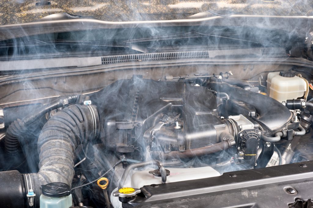 overheated engine